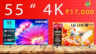 TOP 5 Best 43-inch 4K QLED TVs in 2025 on Flipkart | SONY | Samsung | LG & more