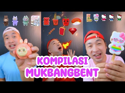 KOMPILASI MUKBANGBENT | MAKAN EMOJI LUCU | MAKAN SESUAI WARNA | EATING SHOW