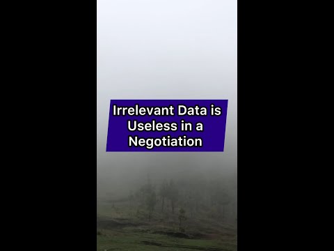 The right information can give you leverage; irrelevant data can take it away.