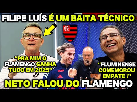 😱 OLHA O QUE O NETO FALOU do FILIPE LUÍS e do FLAMENGO ! "EU JÁ DISSE O FLAMENGO..." 😱