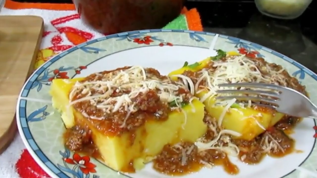 Polenta Feita Com Flocao De Milho