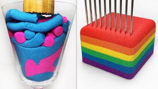Very Satisfying and Relaxing Compilation 321 Kinetic Sand ASMR