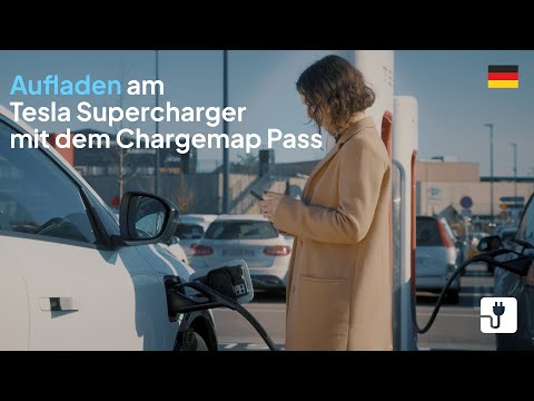 Wie kann ich mit einem Chargemap Pass an einem Tesla Supercharger für alle offen aufladen?
