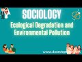 Environmental Science and Pollution Awareness