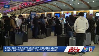 Holiday travelers take flight from Greensboro's PTI airport
