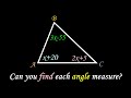 Triangle Angles and Classification