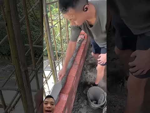 Cách xây tường #construction