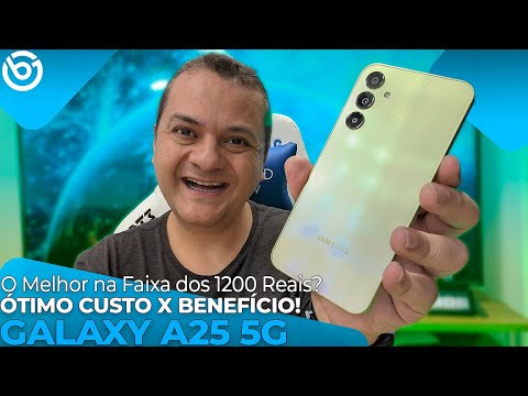 GALAXY A25 5G | A MELHOR OPÇÃO HOJE na Faixa dos 1200 Reais?