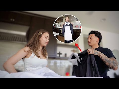 GIFTING MY GF A "MAID OUTFIT" FOR OUR ANNIVERSARY🤣 *prank*