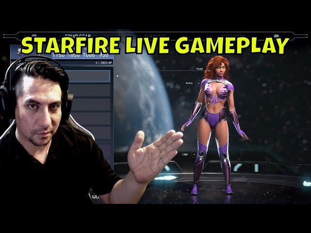 INJUSTICE 2 STARFIRE  IS HERE! PS4 LIVE GAMEPLAY!