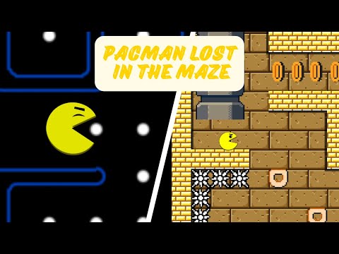 Pacman lost in the maze - MsMoon