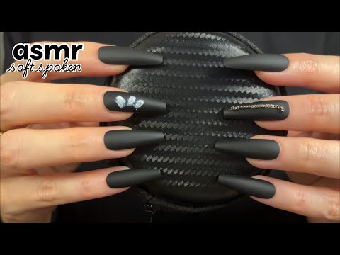ASMR 🖤 Tap/Scratching on All Black Items