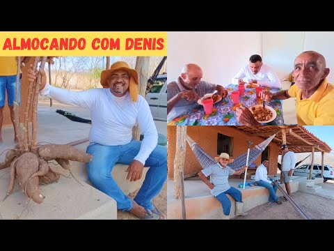 ?Parte 2 Almoçando Com Denis e seus Pais +Fazendo Segunda Parte da Irrigação Surpresa que Trouxe