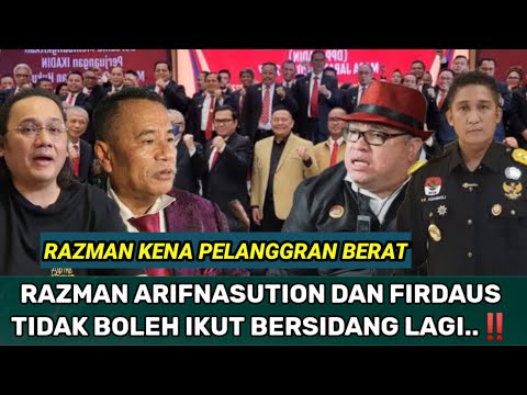 RAZMAN ARIFNASUTION DI NON AKTIPKAN SEBAGAI PENGACARA?