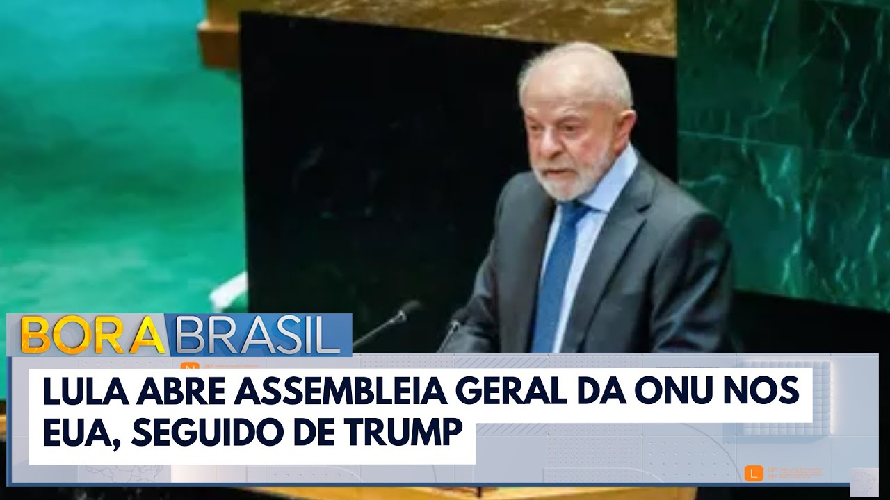 Lula abre Assembleia Geral da ONU nos EUA seguido de Trump