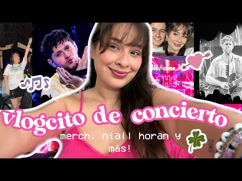 Vlog: Fuimos al concierto de Niall Horan! Haul de merca y mi rutina de conciertos!