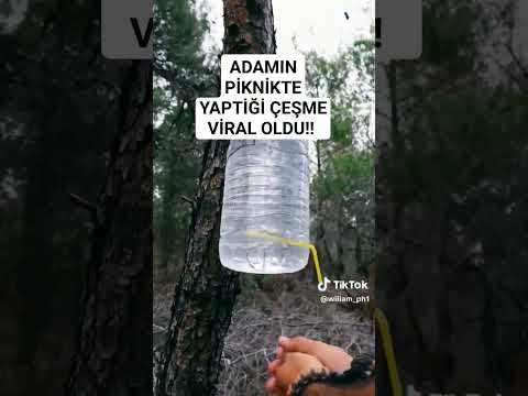 Adamın piknikte yaptığı çeşme viral oldu!! #viral #keşfet #shorts