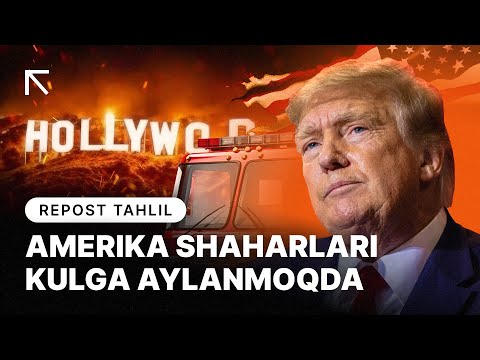 Kaliforniya alanga ichida qoldi | Los-Anjeles kulga aylanmoqda