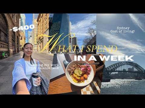 Working 9-6 in Australia 💸 What I spend in a regular week, saving for a wedding!