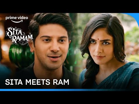 Sita Ramam : Sita&#39;s Surprise Visit To Meet Ram | Dulquer Salmaan, Mrunal Thakur | Prime Video