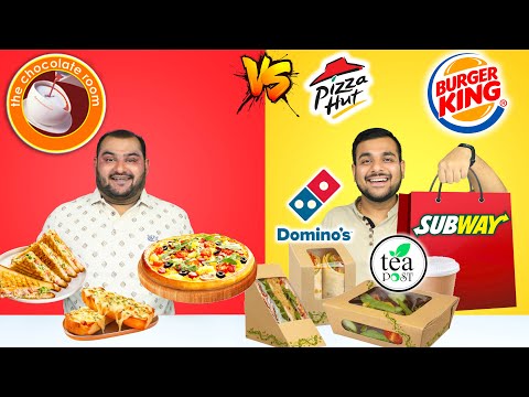 The Chocolate Room Vs Other Big Brands Food Comparison | Fast Food Challenge | Viwa Food World