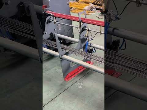 Wire straightening and cutting machine