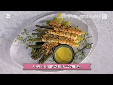 Asparagi in sfoglia con salsa allo zafferano - È sempre mezzogiorno - 21/03/2024