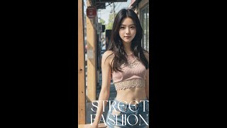 AI ART | AI women who look good in jeans on the street