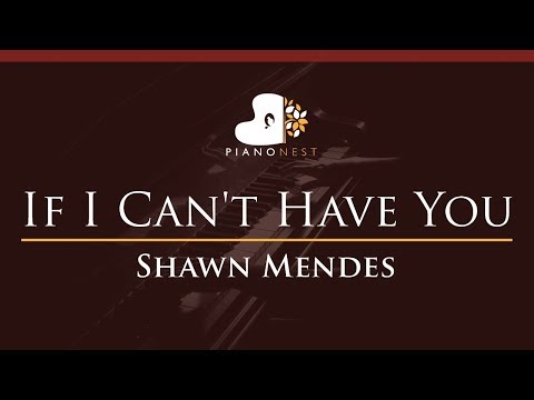 Shawn Mendes – If I Can’t Have You – HIGHER Key (Piano Karaoke / Sing Along)