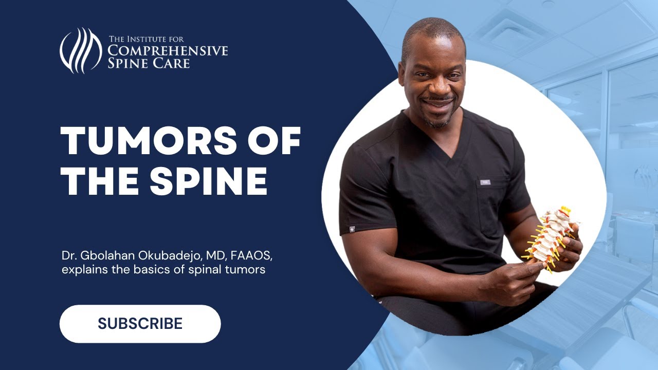 Doctor discussing spinal tumors and treatment options.