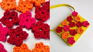 FLOR DE CROCHÊ MAIS FÁCIL E RÁPIDA DO MUNDO
