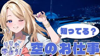 【航空雑学】空の仕事について！お出かけ前に知って旅行をもっと楽しむ！【MEWLIVE/月魅暁りりか 】【#新人vtuber 】