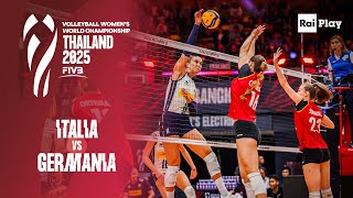 Italia - Germania 3-0: gli Highlights | Mondiali di Pallavolo femminile 2025