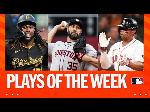 Devers and Verlander MAKE HISTORY, plus more top plays around MLB this week! video clip