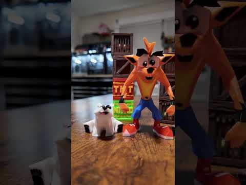 Printing a RETRO Crash Bandicoot Diorama - PS1 Style