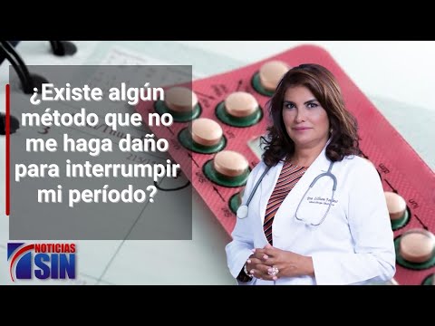 ¿Existe algún método que no me haga daño para interrumpir mi período?