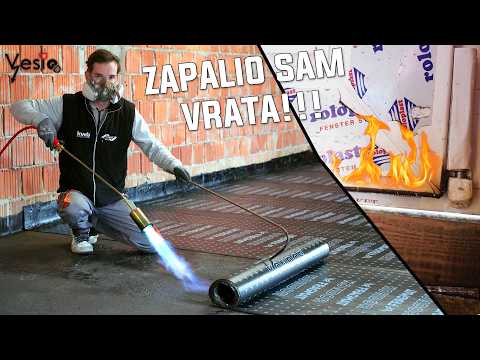 Ugradnja hidroizolacije nije isla po planu...