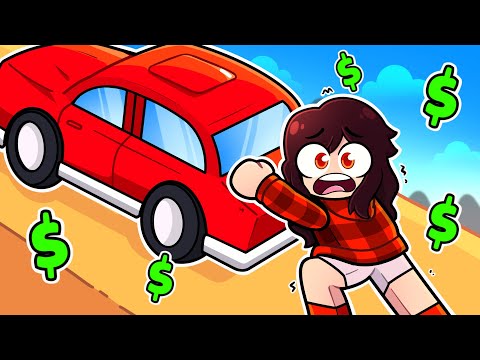 Gastei R$100.000 pra EMPURRAR CARRO no ROBLOX!