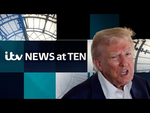 Watch ITV News At Ten - as Donald Trump lands in Rome for the Pope's Funeral | ITV News