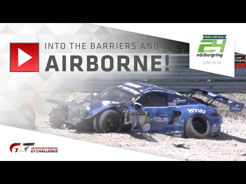 Vanthoor's terrifying Top Qualifying crash! | ADAC Ravenol 24h NBR + IGTC 2025