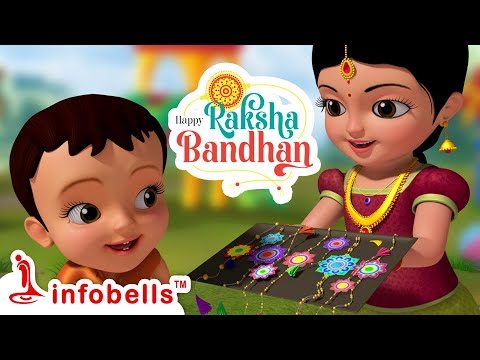 Happy Raksha Bandhan, Happy Raksha Bandhan | Hindi Rhymes & Kids Songs | Infobells #rakshabandhan