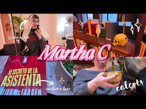 Cambio de look✂️ vuelvo a leer 📚conozco a un arqueólogo, biopsia a mi perrito... || Martha C