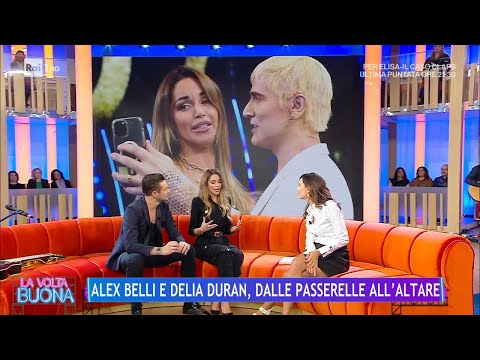 Alex Belli e Delia Duran, coppia da reality - La Volta Buona 07/11/2023