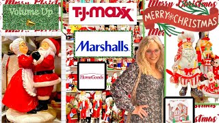 🎄CHRISTMAS SHOPPING MARATHON |  CHRISTMAS DECORATING IDEAS 2024| HOMEGOODS MARSHALLS TJMAXX 2024 ✨🎄✨