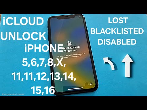 iCloud Unlock iPhone 5,6,7,8,X,11,12,13,14,15,16 Lost/Blacklisted/Disabled✔️Activation Lock Remove✔️