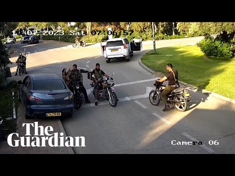 Footage captures Hamas fighters entering Israeli communities after border breach