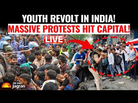Live: India On Siege! Chaos &amp; Panic On Street As Massive Youth Protests Hit Capital City!