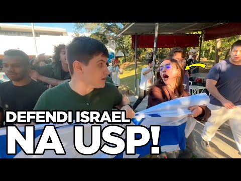VOLTEI NA USP: DEFENDI A BANDEIRA DE ISRAEL!