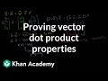 Understanding Dot Product Properties