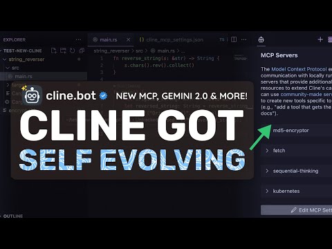 Cline (Upgraded) : This UPDATE Makes this AI Coder SELF EVOLVING & INSANE! (Beats Cursor, V0, Bolt)